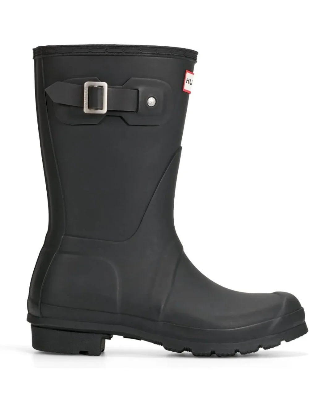 Women's Navy Matte Original Short Mid Calf Cushioned Waterproof Rain Boots
